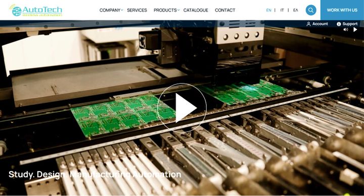 Autotech – 웹사이트 스크린샷