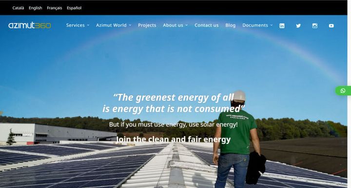 Azimut 360 – website screenshot