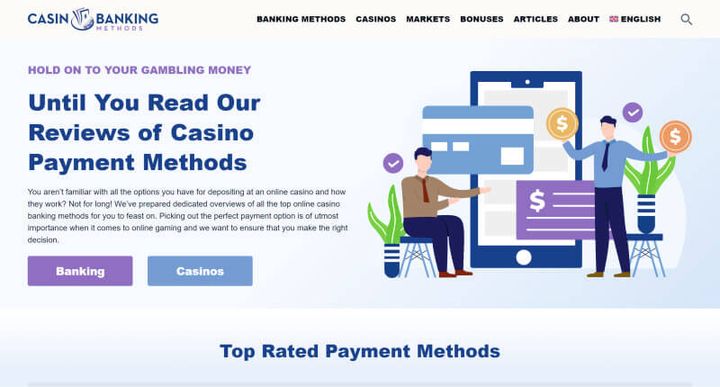 Casino Banking Methods – website screenshot