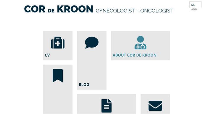 Cor de Kroon – 웹사이트 스크린샷