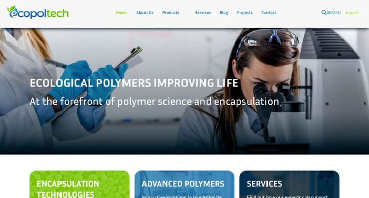ECOPOL TECH – 웹사이트 스크린샷