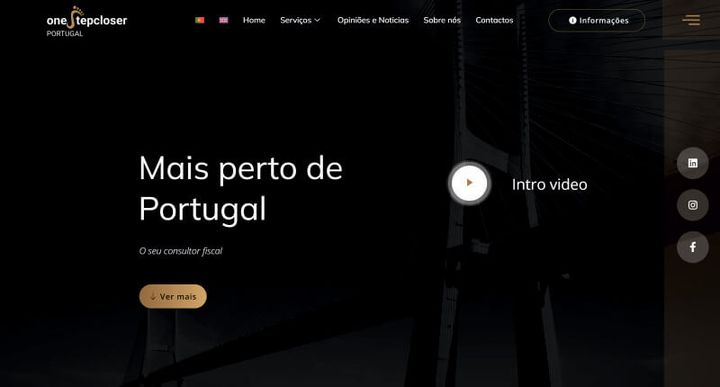 ONESTEPCLOSERPORTUGAL – 웹사이트 스크린샷