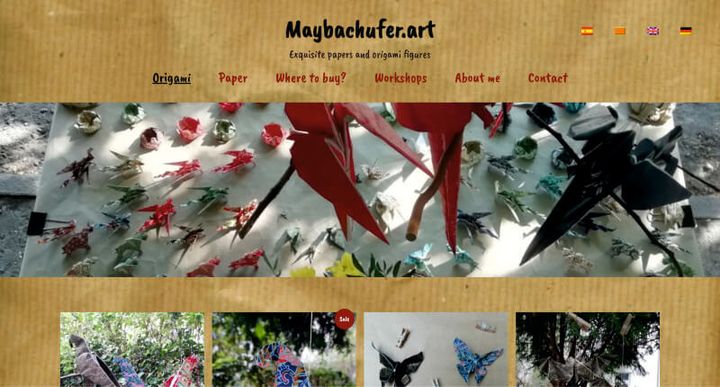 Origami - Maybachufer.art – website screenshot