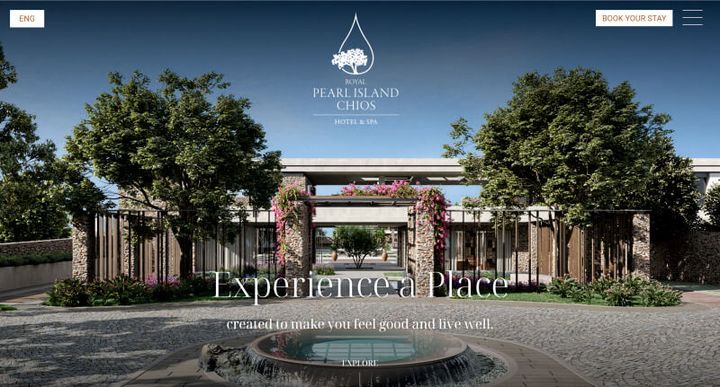 Pearl Island – website screenshot