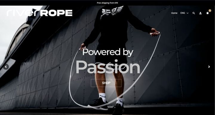 Riverrope – 웹사이트 스크린샷