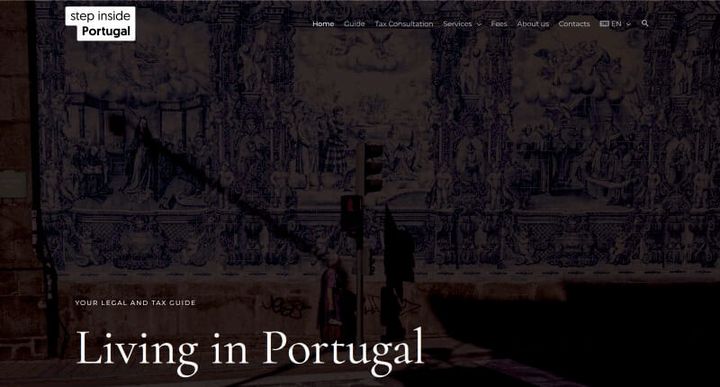 STEPINSIDEPORTUGAL – 웹사이트 스크린샷