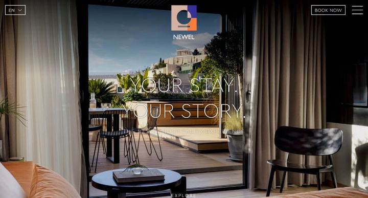 The Newel Hospitality Collection – 웹사이트 스크린샷
