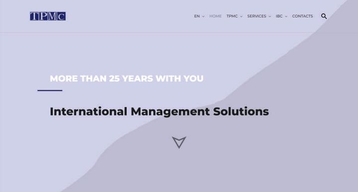 TPMC – 웹사이트 스크린샷