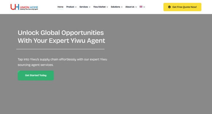 Union Home – 웹사이트 스크린샷