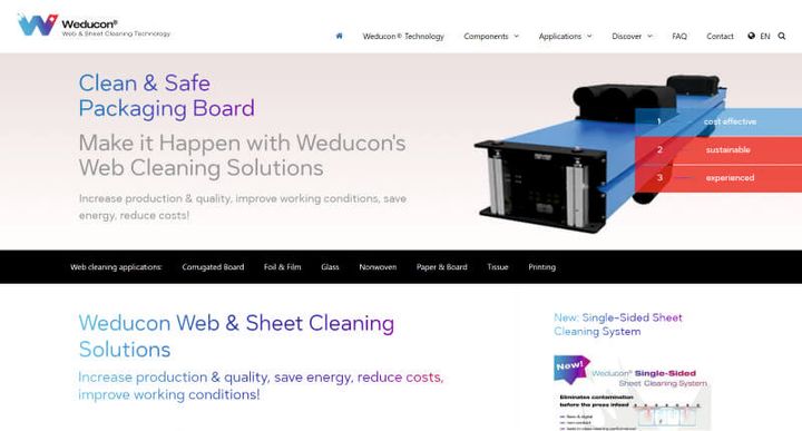 Weducon – 웹사이트 스크린샷
