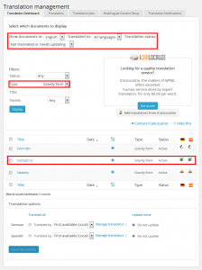 Filtering Gravity Forms translation jobs