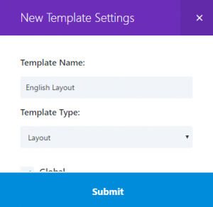 English Layout