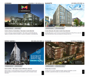 mcgillimmobilier.com의 콘도 쇼케이스