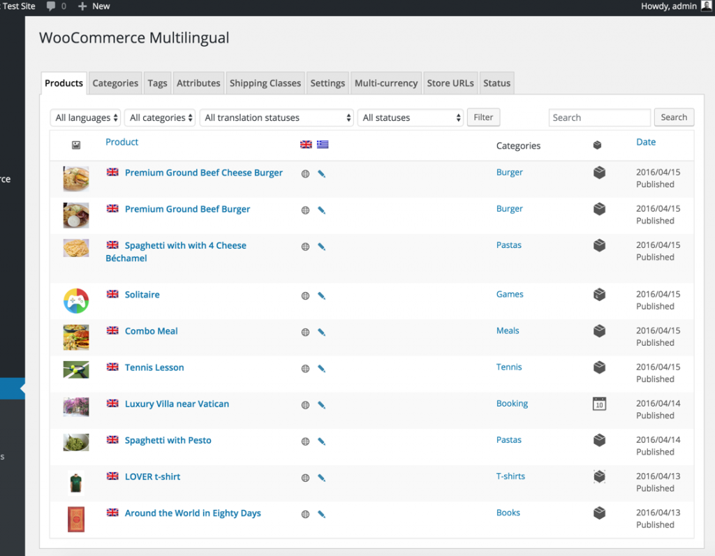 WPML Multilingual & Multicurrency for WooCommerce configuration overview
