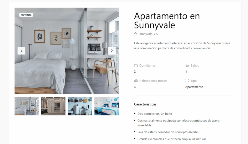 Campos personalizados em espanhol